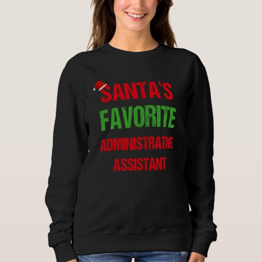 Assistent Funny Pajama Kerstmis Trui (Voorkant)