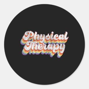 Assistent fysiotherapeut ronde sticker