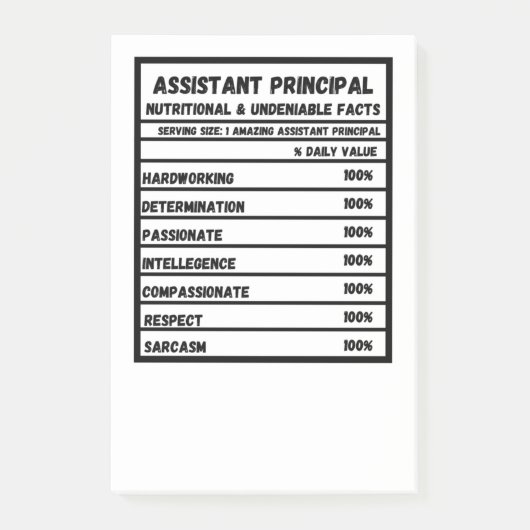 Assistent-hoofd Post-it® Notes (Voorkant)