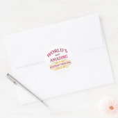Assistent-hoofd Ronde Sticker (Envelop)
