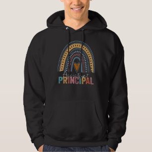 Assistent hoofdbaan regenboog Titel schoolwerk Hoodie