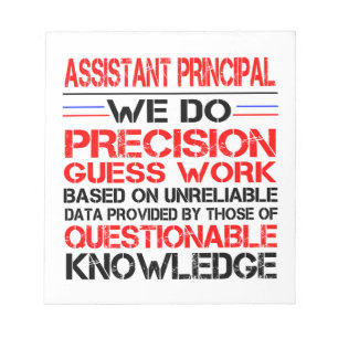 Assistent-hoofdlaptop Funny Birthday Gifts Notitieblok