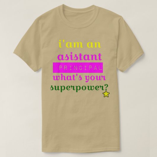 Assistent hoofdofferte 2 t-shirt (Design voorkant)