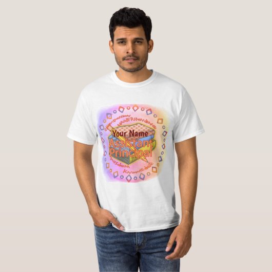 Assistent-hoofdstad Motto T-shirt (Voorkant volledig)
