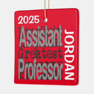 Assistent hoogleraar buitengewoon CUSTOM Keramisch Ornament