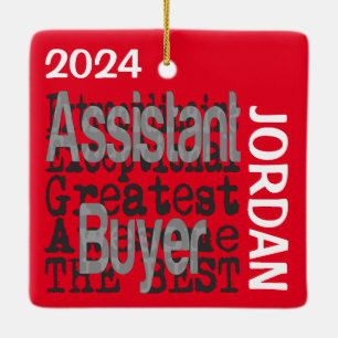 Assistent-koper buitengewoon aangepast keramisch ornament