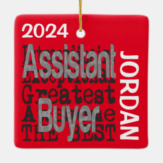 Assistent-koper buitengewoon aangepast keramisch ornament