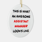 assistent-manager, geweldig keramisch ornament (Rechts)