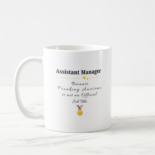 Assistent-manager Koffiemok (Links)