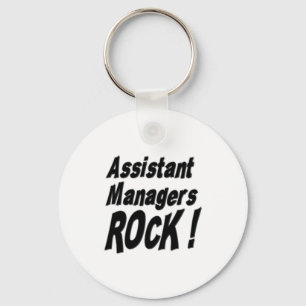 Assistent Managers Rock! Button Sleutelhanger