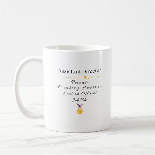 Assistent-regisseur koffiemok (Links)
