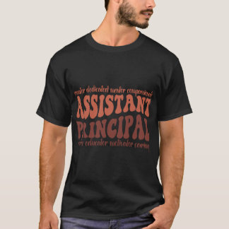 Assistent-schoolcollege T-shirt