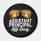 Assistent-schooldirecteur laatste schooldag magneet (Voorkant)