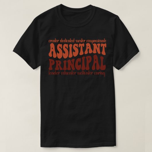 Assistent schoolhoofd college 1 t-shirt (Design voorkant)