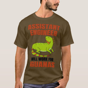 Assistent-technicus zal werken voor Iguanas T-shirt