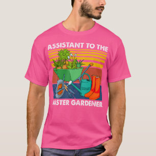 Assistent van de Meester Tuinier Vintage Tuinieren T-shirt