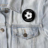 assistent van de voetbal coach ronde button 5,7 cm (In situ)