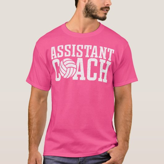 Assistent volleybalcoach t-shirt (Voorkant)