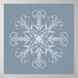 Assistent voor artsen - Arbeidskarakter Snowflake  Poster