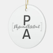 Assistent voor artsen keramisch ornament (Links)