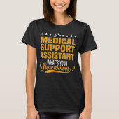 assistent voor medische ondersteuning t-shirt (Voorkant)