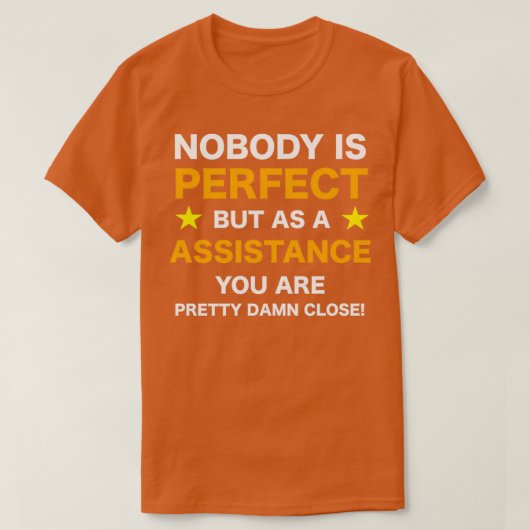 Assistentieklassieke TShirt (Design voorkant)