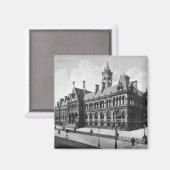 Assize Courts, Manchester, c.1910 Magneet (Voorkant / Achterkant)