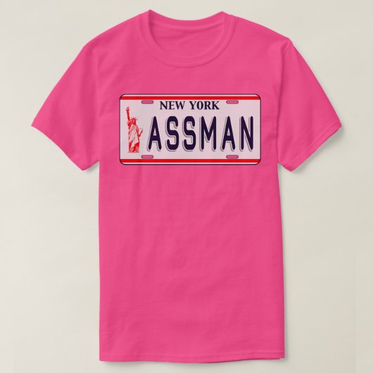 Assman Licence Bord T-shirt (Design voorkant)