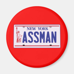 Assman New York License Bord Products Magneet
