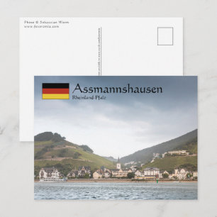 Assmannshausen Duitsland Briefkaart