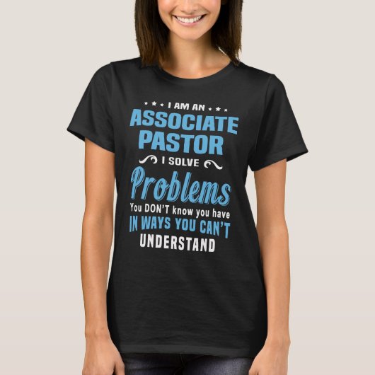 Associate pastor t-shirt (Voorkant)