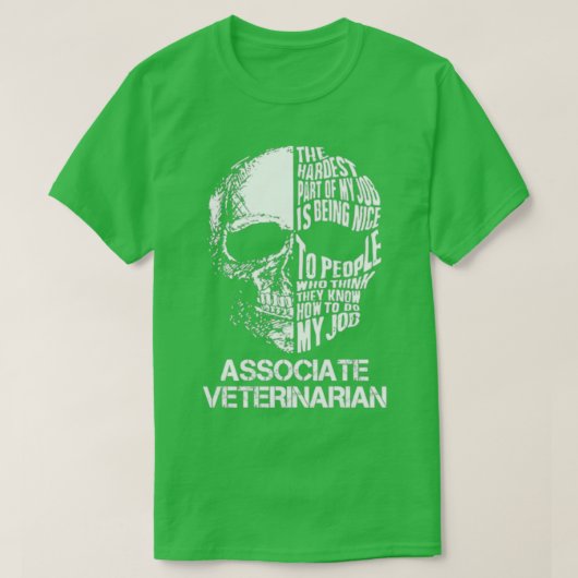 Associate Veterinarian Associary T-shirt (Design voorkant)