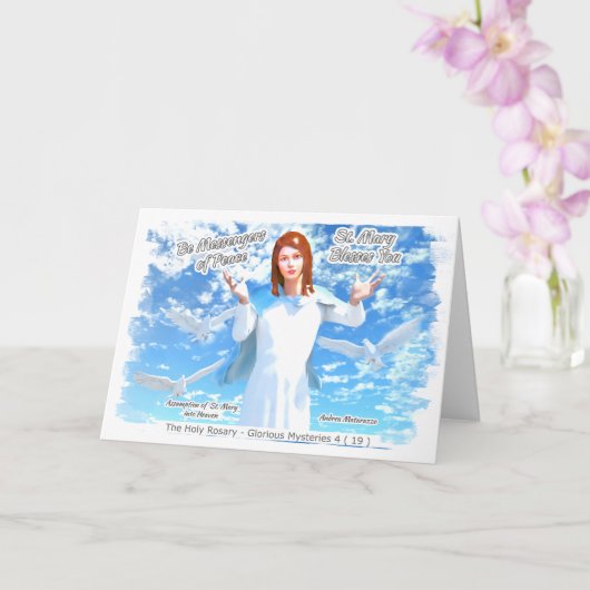 Assomption de Sainte Marie dans le Ciel 2 Carte pl (Orchidée)