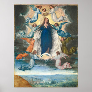 Assomption Vierge - Michel Sittow Poster d'Art