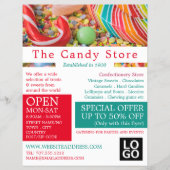 Assorted Candy, Confectionery Supplies Advertising Flyer (Voorkant)