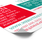 Assorted Candy, Confectionery Supplies Advertising Poster (Hoek)