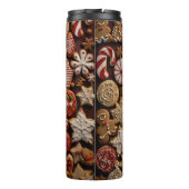 Assorted Christmas Cookies Pattern Thermosbeker (Achterkant)