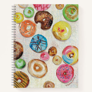 Assorted Donuts Spiral Notitieboek