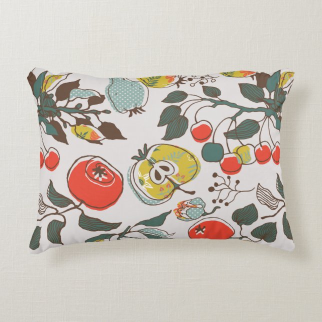 assorted fruits. seamless pattern accent kussen (Voorkant)
