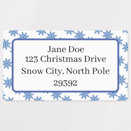 Assorted Holiday Pattern Custom Gift Labels (Design 1)