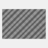 Assorted Plaid Green Brown Gray Inpakpapier Vel (Voorkant 3)