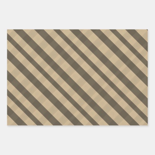 Assorted Plaid Green Brown Gray Inpakpapier Vel (Voorkant 2)