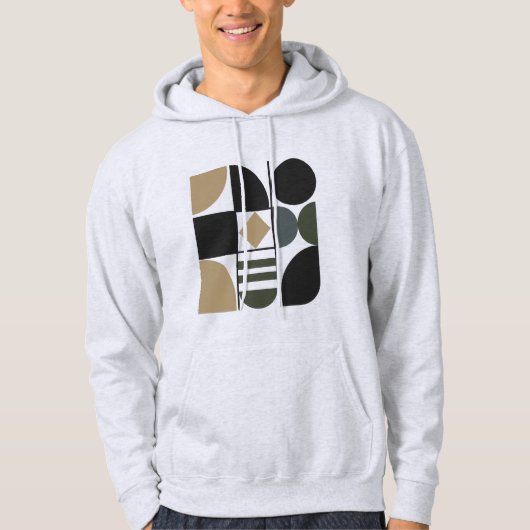 Assorted Shapes Heren Basic Hooded Sweatshirt (Voorkant)
