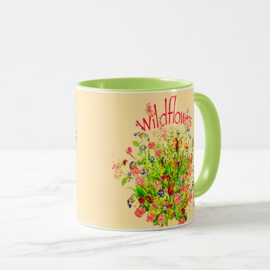 Assorted Wildflowers Pretty Mug (Devant droit)