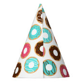Assorteer Donuts Pattern Feesthoedjes (Achterkant)