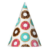 Assorteer Donuts Pattern Feesthoedjes (Links)