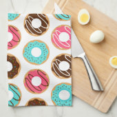 Assorteer Donuts Pattern Theedoek (Quarter Fold)