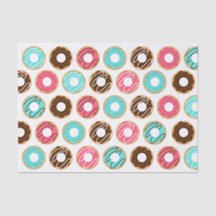 Assorteer Donuts Pattern Tissuepapier
