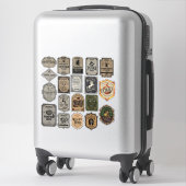 Assortiment de 19 autocollants Halloween (Sur valise)