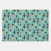 Assortiment de guitares Un papier enveloppant (Devant 3)